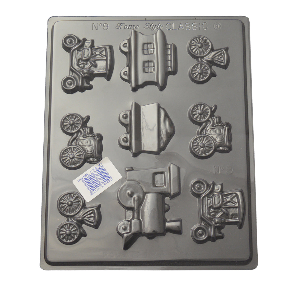 Cars & Trains Mould (0.6mm) - Cafe Supply