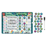 LCBF Reward Chart Magnetic Reading Black - Cafe Supply