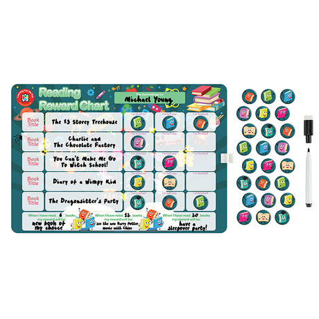 LCBF Reward Chart Magnetic Reading Black - Cafe Supply