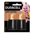 Duracell Coppertop Alkaline D Battery, Pack of 2 - Cafe Supply