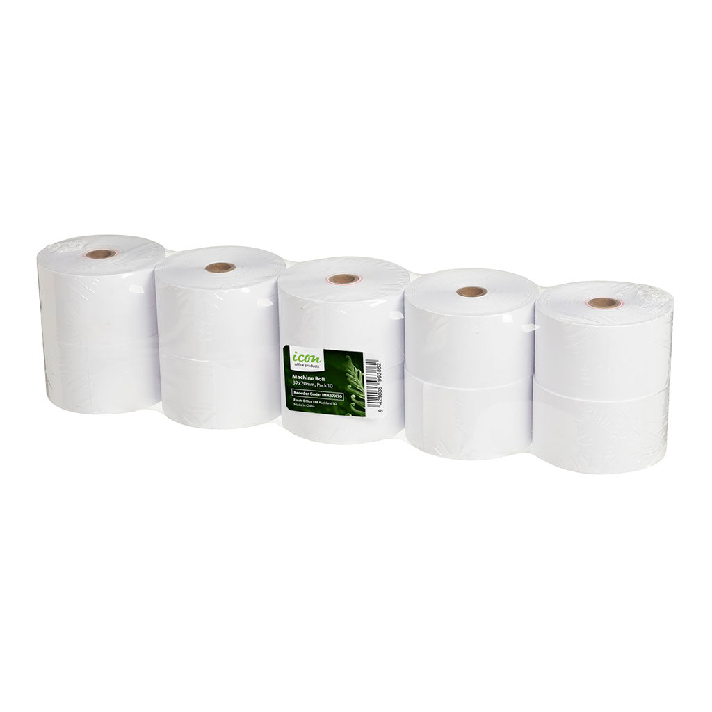Icon Machine Roll 37x70mm, Pack of 10 - Cafe Supply