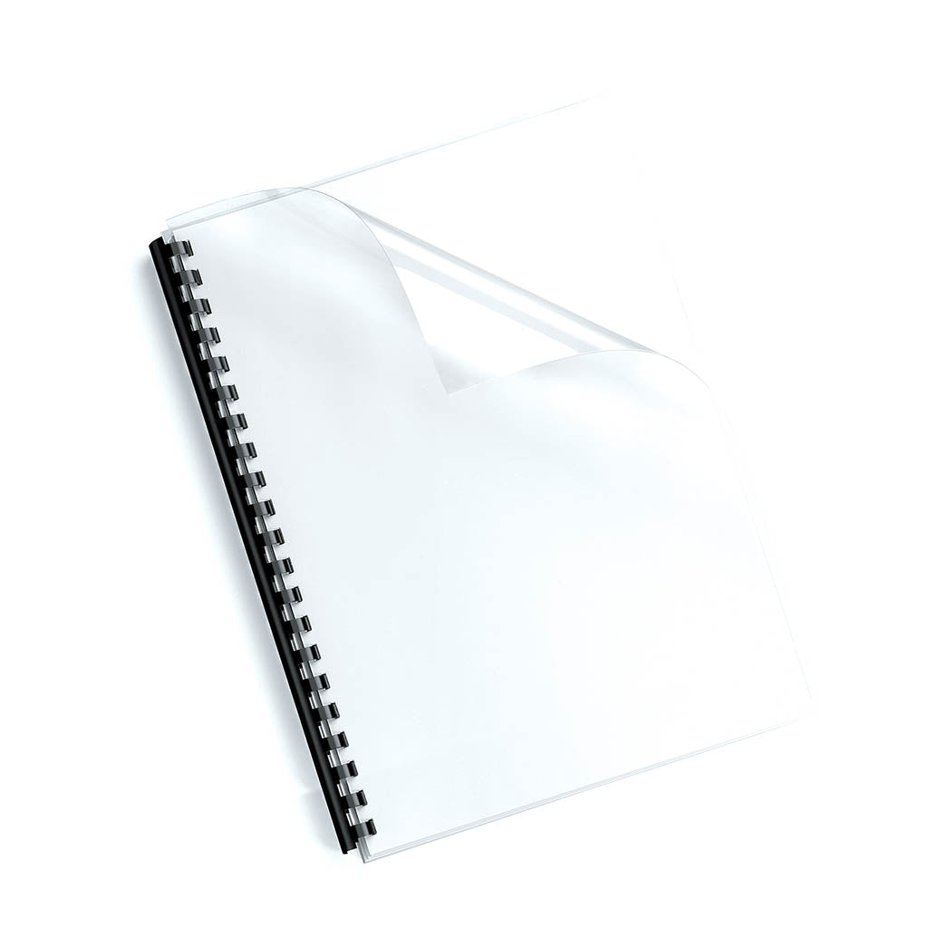Fellowes Binding Covers A4 200mic Clear, Pack of 100 - Cafe Supply