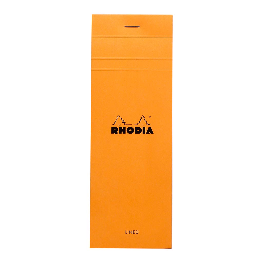 Rhodia Bloc Pad No. 8 Shopping Lined Orange - Cafe Supply