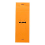 Rhodia Bloc Pad No. 8 Shopping Lined Orange - Cafe Supply