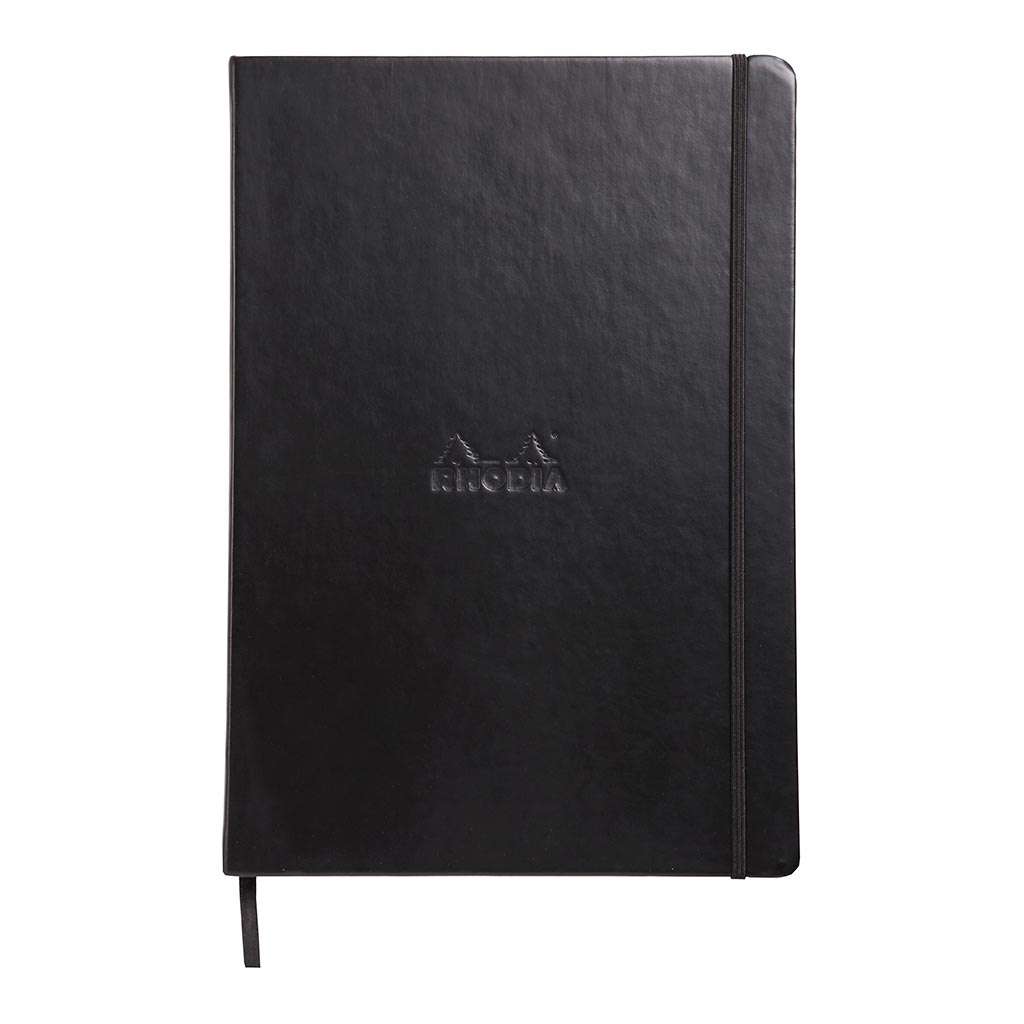 Rhodia Webnotebook A4 Lined Black - Cafe Supply