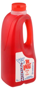 Longest Drink Strawberry Milkshake Syrup 1l - Cafe Supply