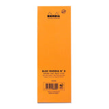 Rhodia Bloc Pad No. 8 Shopping Lined Orange - Cafe Supply