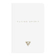 Flying Spirit Sewn Notebook 9x14cm White - Cafe Supply