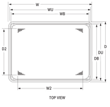 Full-size Wear-Ever® heavy-duty aluminum sheet pan with natural finish - Cafe Supply