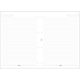 Filofax A4 White Lined Notepad Refill - Cafe Supply