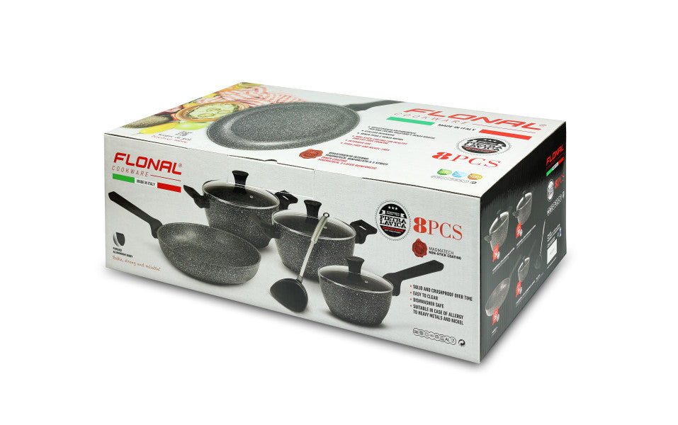 Flonal Cookware Petra Lavica  8 Piece Set - Cafe Supply
