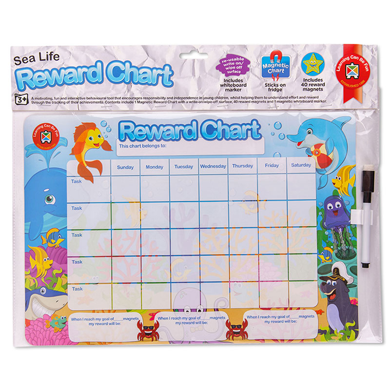 LCBF Reward Chart Magnetic Sea Life - Cafe Supply