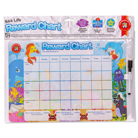 LCBF Reward Chart Magnetic Sea Life - Cafe Supply