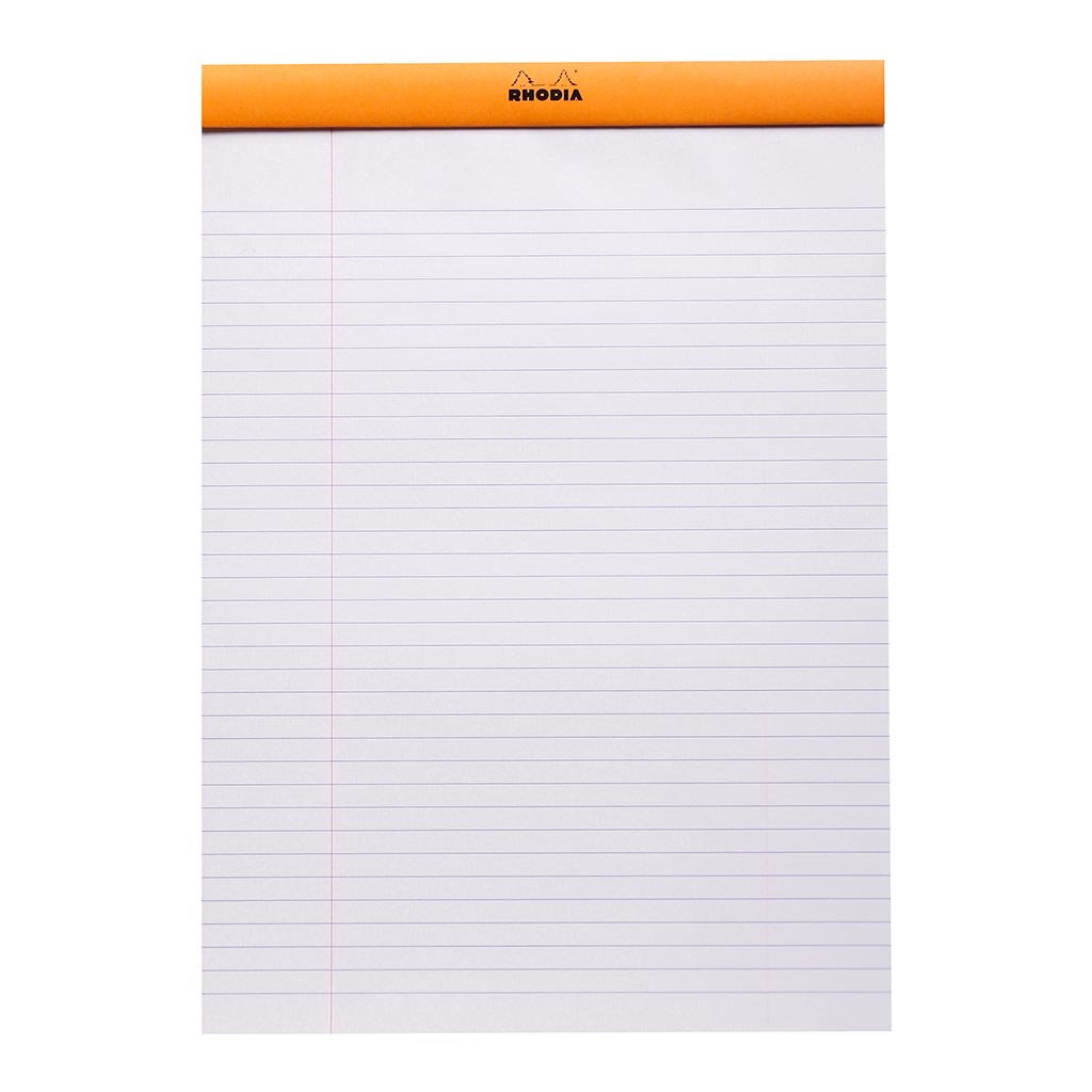 Rhodia Bloc Pad No. 18 A4 Lined Orange - Cafe Supply