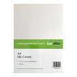 Icon Binding Covers A4 White 250gsm, Pack of 100 - Cafe Supply