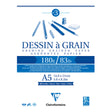 Clairefontaine Drawing Pad Grain A5 180g 30sh - Cafe Supply