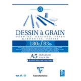 Clairefontaine Drawing Pad Grain A5 180g 30sh - Cafe Supply