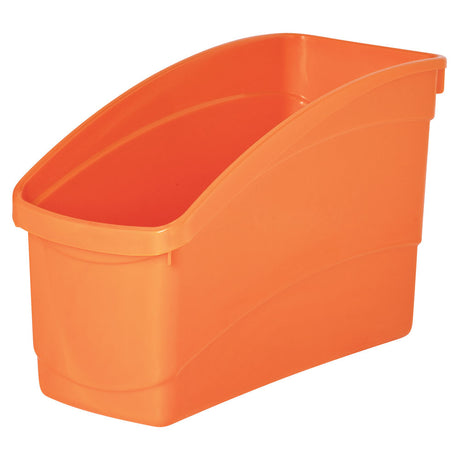Elizabeth Richards Plastic Book and Storage Tub Orange - Cafe Supply