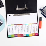 Avery Customisable Table Of Contents A4 1-10 Tabs Coloured L7411-10 - Cafe Supply