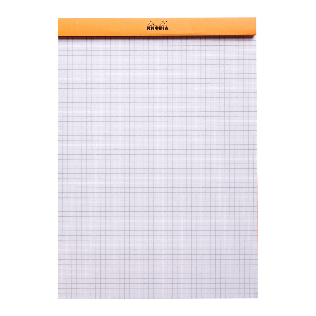 Rhodia Bloc Pad No. 18 A4 Grid Orange - Cafe Supply