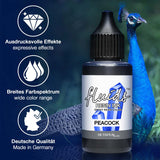 Octopus Fluids Resin Ink Peacock Blue 30ml - Cafe Supply
