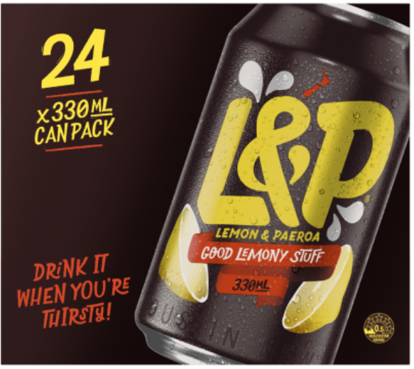 L&P Soft Drink Cans 24pk - Cafe Supply