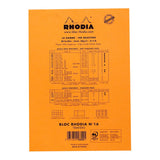 Rhodia Bloc Pad No. 16 A5 Lined Orange - Cafe Supply
