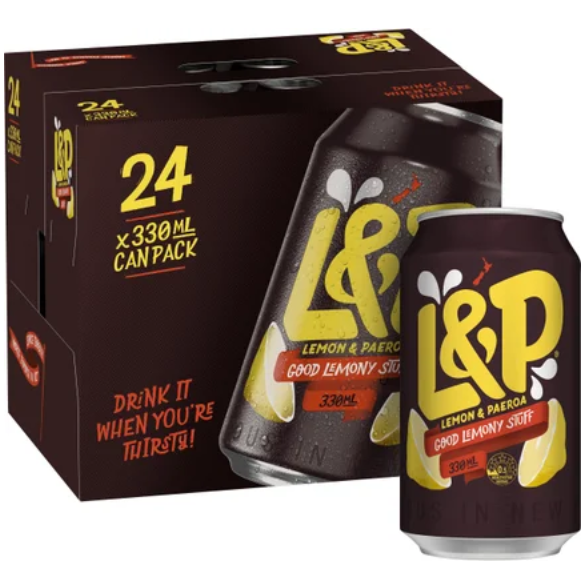 L&P Soft Drink Cans 24pk - Cafe Supply