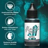 Octopus Fluids Resin Ink Petrol Turquoise 30ml - Cafe Supply