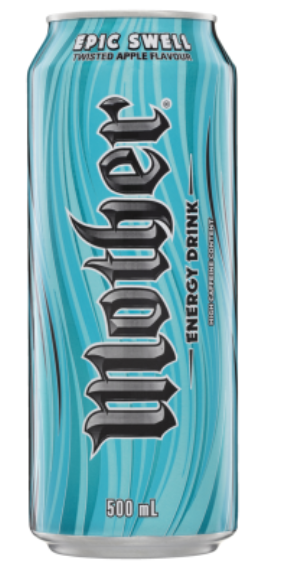 Mother Epic Swell Twisted Apple Flavour Energy Drink 500ml - Cafe Supply