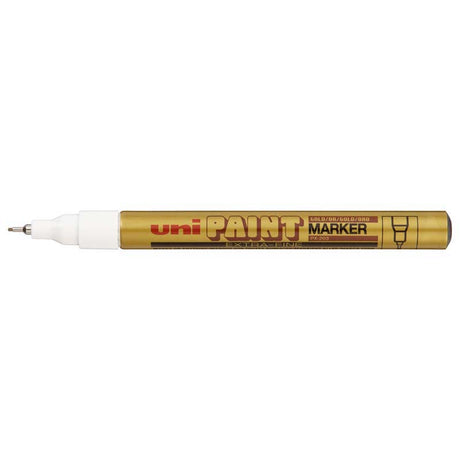 Uni Paint Marker 0.8mm Bullet Tip Gold PX-203 - Cafe Supply
