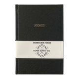 OSC Citta Address Book A5 Black - Cafe Supply