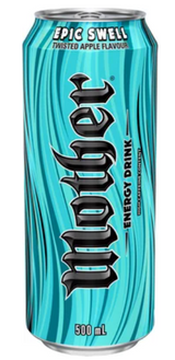 Mother Epic Swell Twisted Apple Flavour Energy Drink 500ml - Cafe Supply