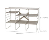 Joseph Joseph Level Plus Adjustable Shoe Rack - Triple - Cafe Supply