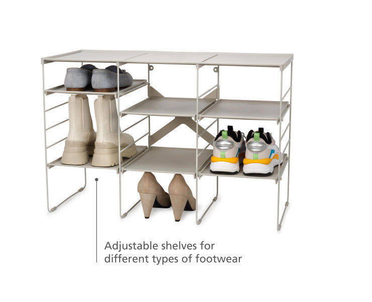 Joseph Joseph Level Plus Adjustable Shoe Rack - Triple - Cafe Supply