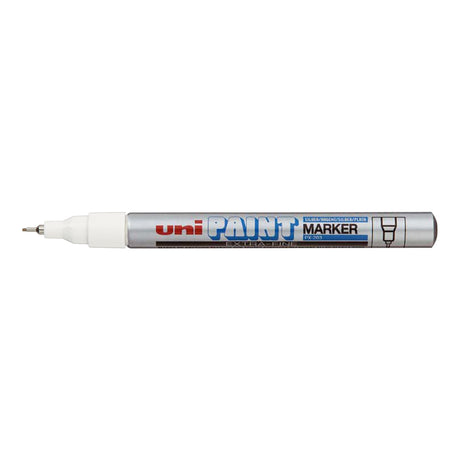 Uni Paint Marker 0.8mm Bullet Tip Silver PX-203 - Cafe Supply