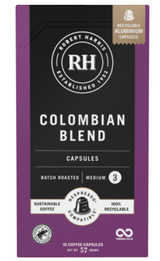 Robert Harris Colombian Blend Coffee Capsules 10pk - Cafe Supply