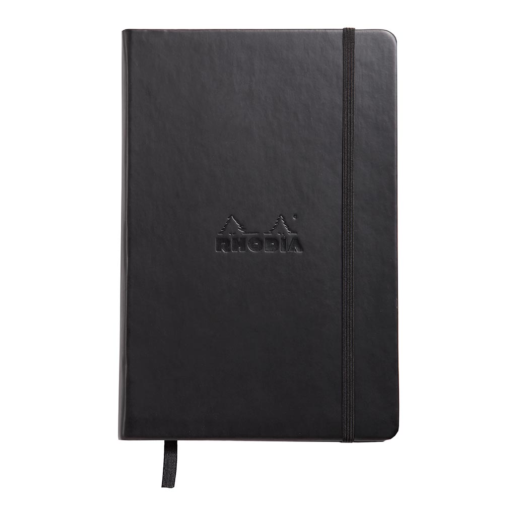 Rhodia Webnotebook A5 Lined Black - Cafe Supply