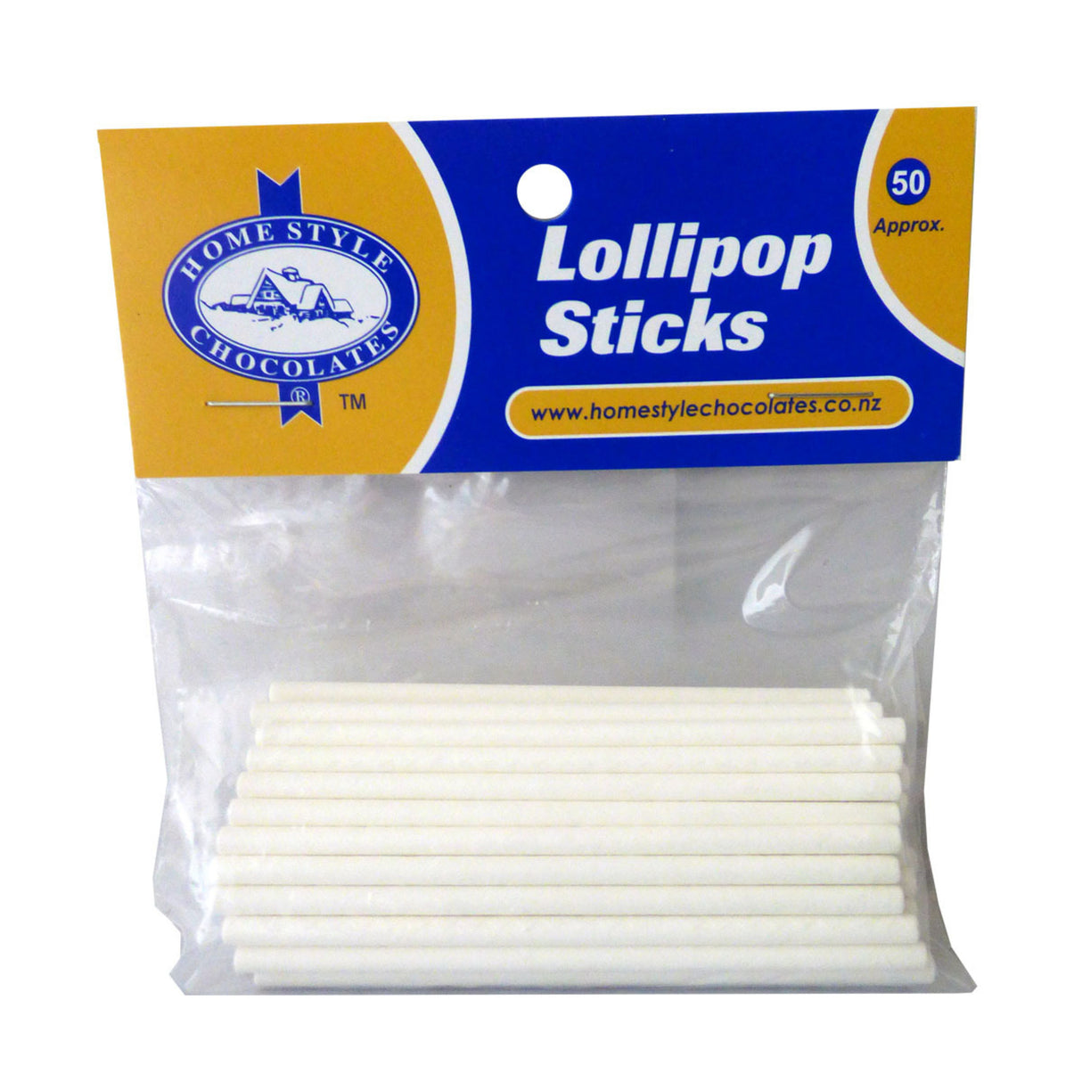 Lollipop Sticks Long 150mm - 50 Pack - Cafe Supply