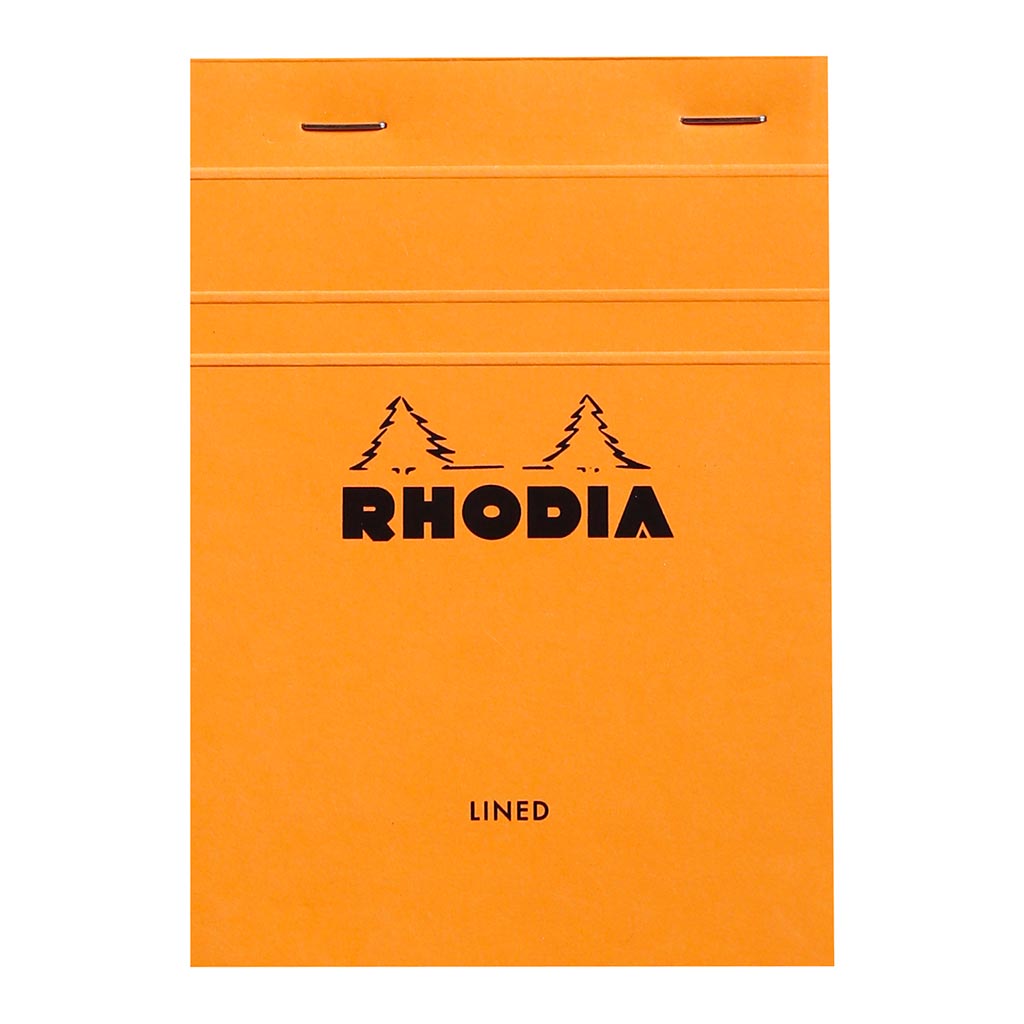 Rhodia Bloc Pad No. 13 A6 Lined Orange - Cafe Supply