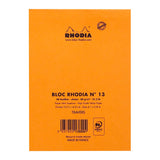 Rhodia Bloc Pad No. 13 A6 Lined Orange - Cafe Supply