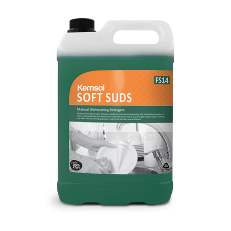 Kemsol Soft Suds Hand Dishwash 5L - Cafe Supply