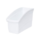 Elizabeth Richards Plastic Book and Storage Tub White - Cafe Supply