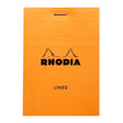 Rhodia Bloc Pad No. 11 A7 Lined Orange - Cafe Supply