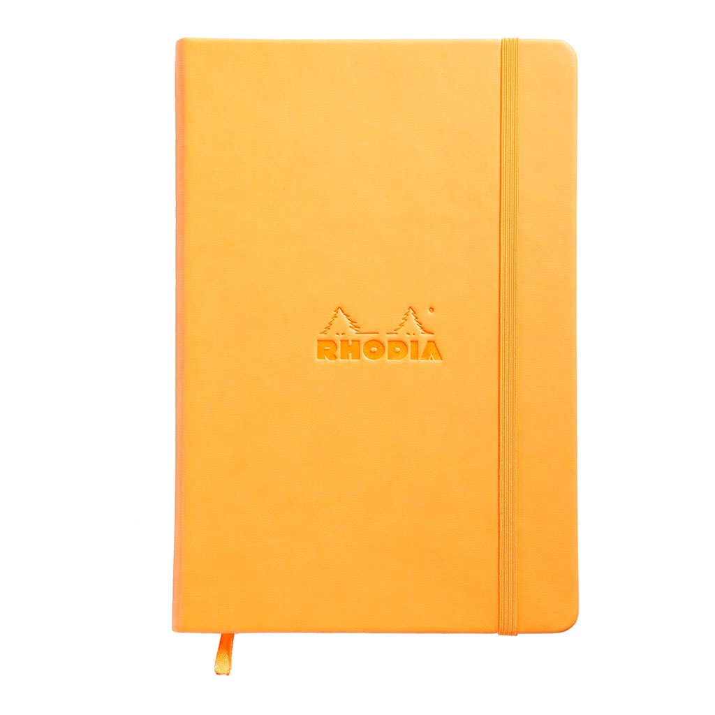 Rhodia Webnotebook A5 Lined Orange - Cafe Supply