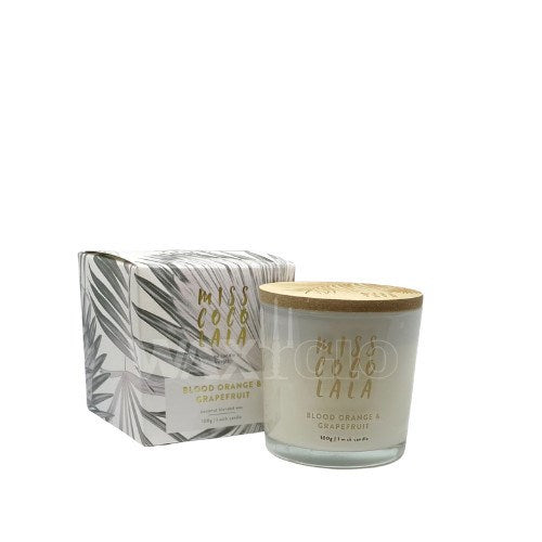 100g Coconut Wax Jar Candle- Blood Orange & Grapefruit - Cafe Supply