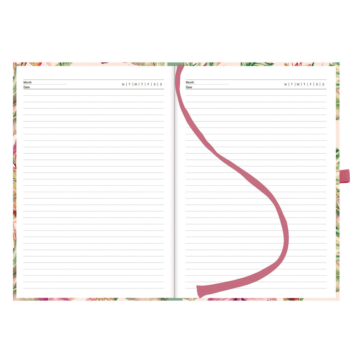 Collins United Undated Diary DTP Flowers
