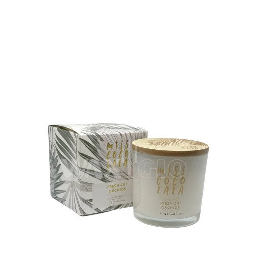 100g Coconut Wax Jar Candle- Fresh Cut Orchids - Cafe Supply