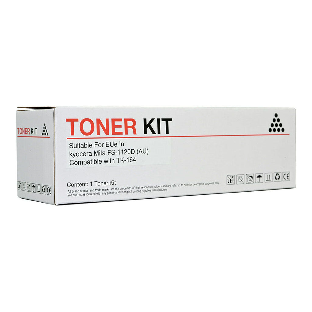 Icon Compatible Kyocera TK164 Black Toner Cartridge - Cafe Supply