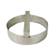 Plain round dough cutter 280mm or 11" S/Steel with handle - Cafe Supply